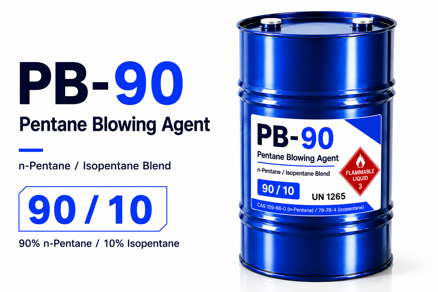 Pentane Blowing Agent (n-Pentane/Isopentane 90-10%)