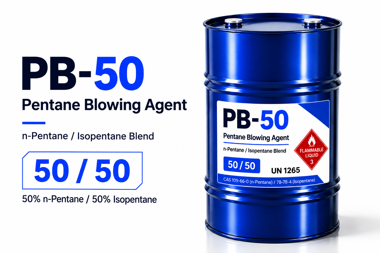 Pentane Blowing Agent (n-Pentane/Isopentane 50-50%)