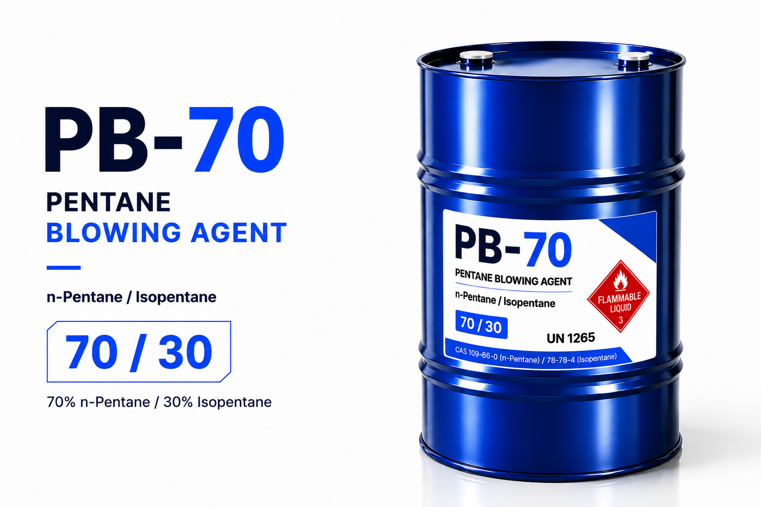 Pentane Blowing Agent (n-Pentane/Isopentane 70-30%)